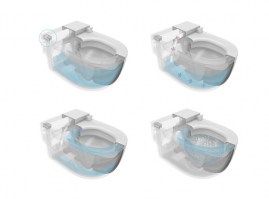 INODORO DE PIE IN-TANK MERIDIAN ROCA